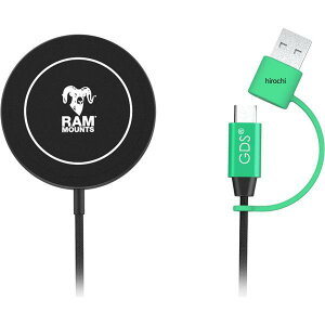 �y���[�J�[�݌ɂ���z �����}�E���g RAM MOUNTS �h�����C�����X�[�d�p�b�N Qi2 RAM-GDS-CHARGE-W2M JP�X