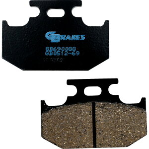 �yUSA�݌ɂ���z GBRAKES �u���[�L�p�b�hS SEMI-METALLIC GB0512-69 1721-3729 JP�X