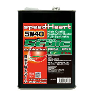 �X�s�[�h�n�[�g SPEEDHEART �X�g�C�b�N Evo 5W-40 4L 4�� SH-FSEV-5W40-4L JP�X