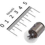 【メーカー在庫あり】 M&H マツシマ 口金ダブル球 12V18/5W ウインカー/ポジション球 (クリアー) ○ (1個…