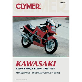 【USA在庫あり】 クライマー Clymer マニュアル 整備書 85年-97年 カワサキ ZX500/ZX600 ニンジャ M452 JP店