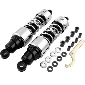 【USA在庫あり】 プログレッシブ PROGRESSIVE リアサスペンション 11.5インチ 硬め FLH、FLT クローム pgr412-4075C JP店