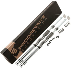 【USA在庫あり】 プログレッシブ PROGRESSIVE モノチューブ フォークカートリッジ ローダウンキット 00年以降 FLST pgr31-2504 JP店