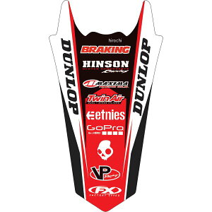 【USA在庫あり】 ファクトリーFX FACTORY EFFEX デカール リアフェンダー 02年-07年 CRF450R、CR250R、CR125R 4302-3586 JP店