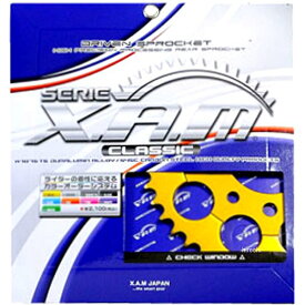 ザム XAM リア スプロケット クラシック 530/47T アルミ ゴールド A6702R47 JP店