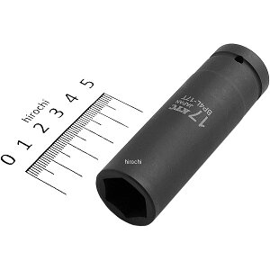 �y���[�J�[�݌ɂ���z KTC ���s�@�B�H�� 12.7sq �C���p�N�g�����`�p�\�P�b�g(�f�B�[�v����) 17mm BP4L-17T-KC JP�X