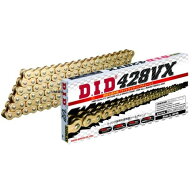 4525516378291 DID 大同工業 チェーン 428VX VXシリーズ Xリング ゴールド 128L クリップ DID 428VX-128L…
