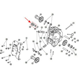 【メーカー在庫あり】 デイトナ フィンガーフォロアー DOHC 補修部品 カムギアアイドルシャフト 78961 JP店