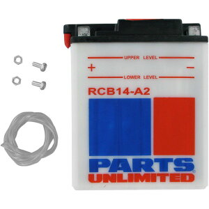 �yUSA�݌ɂ���z �p�[�c�A�����~�e�b�h Parts Unlimited �t�� �ϋv�o�b�e���[ �J���^ 12V YB14-A2 RCB14-A2 JP�X