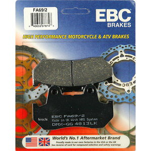 �yUSA�݌ɂ���z EBC �C�[�r�[�V�[ �u���[�L�p�b�h 81�N-82�N CB900�ACB750 (�I�[�K�j�b�N) FA69/2 JP�X