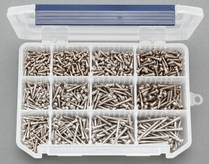【メーカー在庫あり】 エスコ ESCO M2.7-M3.8 ナベ頭木ねじセット ステンレス 000012222101 JP店