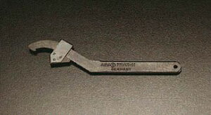 【メーカー在庫あり】 エスコ ESCO 95-165mm 自在フックレンチ 000012058137 JP店