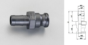 �y���[�J�[�݌ɂ���z �G�X�R ESCO 1  �z�[�X�p�v���O(�|���v���s������) 000012237013 JP