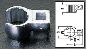 �y���[�J�[�݌ɂ���z �G�X�R ESCO 1/4sqx 8mm CROW-RING �X�p�i 000012226820 JP�X