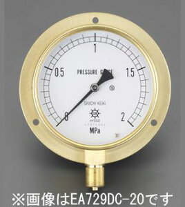 y[J[݌ɂz GXR ESCO G 3/8"/ 75mm/ 0-0.6MPa Εt͌v 000012079997 JPX