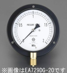 �y���[�J�[�݌ɂ���z �G�X�R ESCO G 3/8/100mm/0-3.0MPa �Εt���͌v 000012080036 JP�X