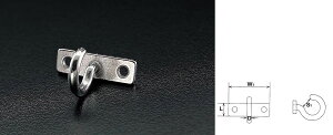 �y���[�J�[�݌ɂ���z �G�X�R ESCO 6mm/14x44mm �v���[�g�t�b�N �X�e�����X�� 000012004482 JP�X