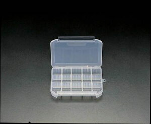 【メーカー在庫あり】 エスコ ESCO 205x145x40mm パーツケース 000012014217 JP