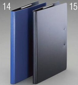 【メーカー在庫あり】 エスコ ESCO 324x243mm クリップファイル(黒) 000012211681 JP