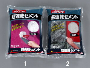 【メーカー在庫あり】 エスコ ESCO 1.0kg 超速乾セメント グレ- 000012043040 JP