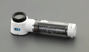 【メーカー在庫あり】 エスコ ESCO x10.0/30mm ハンドルーペ(LEDライト付) EA756FD-4 JP店