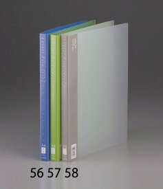【メーカー在庫あり】 エスコ ESCO A4 レターファイル(青/1冊) EA762CF-56 JP店