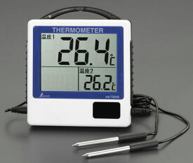 【メーカー在庫あり】 デジタル温度計(2点計測) 000012291503 JP店