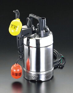 �y���[�J�[�݌ɂ���z �G�X�R ESCO AC100V(50Hz)/50mm �����|���v(�t���[�g��/SUS) EA345SA-15A JP�X