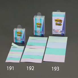 【メーカー在庫あり】 エスコ ESCO 75x 25mm 粘着メモ(45枚x8個/4色) 000012336518 JP店
