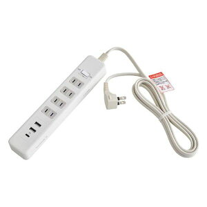 y[J[݌ɂz GXR ESCO 100V/14Ax2m e[u^bv (USB|[g/ꊇXCb`t) EA815GL-24 JPX