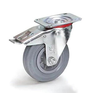 �y���[�J�[�݌ɂ���z �G�X�R ESCO 125mm �L���X�^�[ (���݋���/�S���^�C��/�u���[�L�t) EA986CH-125 JP�X