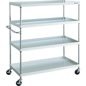 【メーカー在庫あり】 PEW15124W ツールワゴン フェニックスワゴン 省音 1200X600XH1500 4段 ホワイト PEW-15124-W JP店