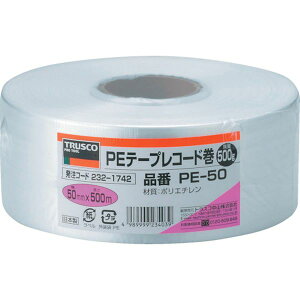y[J[݌ɂz PE50 gXRR() TRUSCO PEe[v 50mmX500m  PE-50 JPX