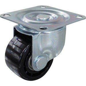 【メーカー在庫あり】 プレート式 自在 低床キャスター 強化ナイロン 車輪径75mm Hタイプ CAL-HG型 取付寸法71×71 CAL-HG-75GNB JP店