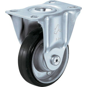 【メーカー在庫あり】 420SR1R100 ハンマーキャスター(株) ハンマー 2S型 固定 ゴム車 100mm 新型 420SR-1R100-BAR01 JP店