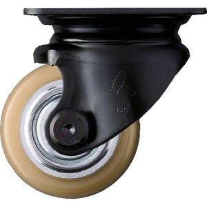 【メーカー在庫あり】 540SBAU50 低床重荷重用旋回式ウレタン車輪(アルミホイール・ボールベアリング)50mm 540S-BAU50-BAR01 JP店