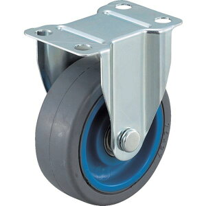 【メーカー在庫あり】 ALR100NRB (株)ワコーパレット ワコーパレット エアーキャスター(固定車) 100mm ゴム車 ALR-100-NRB JP店