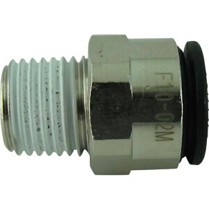 �y���[�J�[�݌ɂ���z F1002M ���c�ʏ�(��) �`���_ �t�@�C�u���C���R�l�N�^ 10mm�ER1/4 F10-02M JP�X