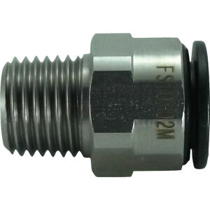 �y���[�J�[�݌ɂ���z FS1002M ���c�ʏ�(��) �`���_ �t�@�C�uSUS���C���R�l�N�^ 10mm�ER1/4 FS10-02M JP�X