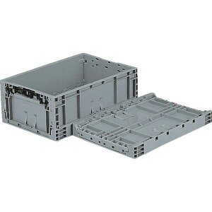 【メーカー在庫あり】 SKTPO342GLL 三甲(株) サンコー TP規格折りたたみコンテナー 556650 TPO-342ライトグレー SK-TPO342-GLL JP店