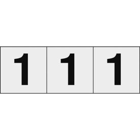 【メーカー在庫あり】 TSN301TM トラスコ中山(株) TRUSCO 数字ステッカ― 30×30 「1」 透明 3枚入 TSN-30-1-TM JP店