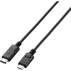 �y���[�J�[�݌ɂ���z U2CCMB10NBK USB2.0�P�[�u�� C-microB�^�C�v �F�ؕi 3A�o�� 1.0m U2C-CMB10NBK JP�X