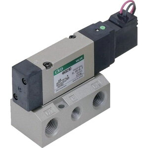 �y���[�J�[�݌ɂ���z 4KB11006DC24V �d���� 4K�V���[�Y�p�C���b�g��5�|�[�g�كZ���b�N�X�o���u �ڑ����aRc1/8 4KB110-06-DC24V JP�X