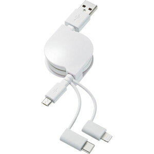 y[J[݌ɂz KBIPLTM08KW CgjOEType-CEmicroBUSB3in1P[u0.8m KB-IPLTM08KW JPX