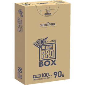 【メーカー在庫あり】 PA93HCL 日本サニパック(株) サニパック PA93プロ3層90L 100枚 PA93-HCL JP店