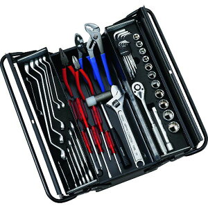 【メーカー在庫あり】 (株)スーパーツール スーパー プロ用両開き工具セット(2段式)スタンダードタイプ S5000S JP店