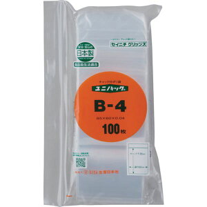 �y���[�J�[�݌ɂ���z B4100 (��)���Y���{�� �Z�C�j�` �u���j�p�b�N�v B-4 85×60×0.04 100���� B-4-100 JP�X
