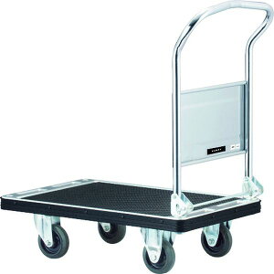 【メーカー在庫あり】 スチール台車 ダンディシリーズECO タイプDHE 折りたたみハンドル式 サイレントキャスター仕様 W800×D500 UDHE-LSC-GS JP店