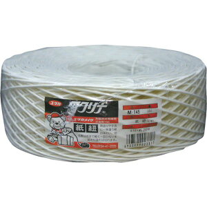 【メーカー在庫あり】 (株)ユタカメイク ユタカメイク 荷造り紐 紙ヒモ #10×200m 350g 白 M145 JP店