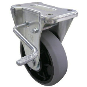 �y���[�J�[�݌ɂ���z �v���[�g�� �Œ� �L���X�^�[ �E���^�� �ԗ֌a100mm �X�g�b�p�[�t�� J�^�C�v KB(L)�^ ��t���@80×45 GUKB-100(L) JP�X